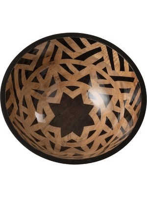 Laromita Decoration Star Ahşap Bowl Kase /  Xl