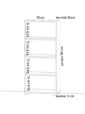 Yaman Dekorasyon Pisa Kapaklı Mikrodalga Dolabı