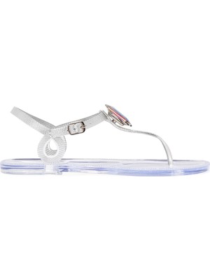 Derimod Kadın Şeffaf Jelly Parmak Arası Sandalet 24SFE4931PV