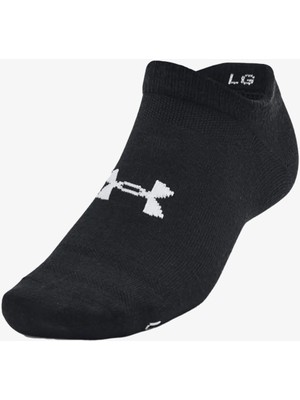 Under Armour Essential No Show Unisex Siyah Çorap 6pk Örme Kumaş ile Rahat Kullanım