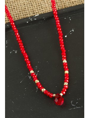 Feryal Dorika Damla Kristal Kolye