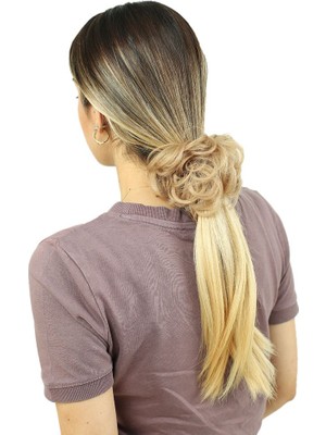 Colezium Fiber Sentetik Lastikli Topuz Toka / Balköpüğü /  (CLZ175)