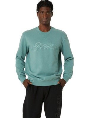 Asics Asics Sweatshirt Erkek Yeşil Sweatshirt 2031E192-302