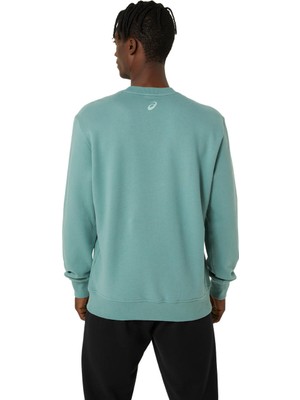 Asics Asics Sweatshirt Erkek Yeşil Sweatshirt 2031E192-302