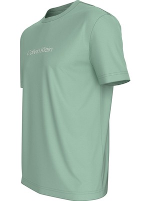 Calvin Klein Bisiklet Yaka Yeşil Erkek T-Shirt K10K111346LHH