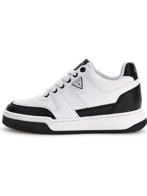 Guess Beyaz - Siyah Kadın Sneaker Fltmarfal12-Whblk