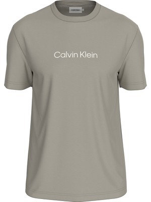 Calvin Klein Bisiklet Yaka Gri Erkek T-Shirt K10K111346PC7