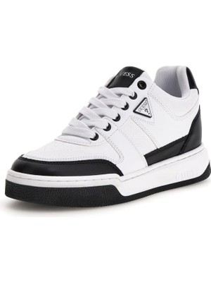 Guess Beyaz - Siyah Kadın Sneaker Fltmarfal12-Whblk