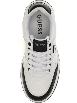 Guess Beyaz - Siyah Kadın Sneaker Fltmarfal12-Whblk