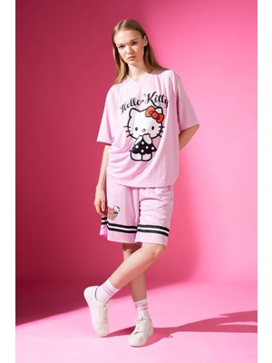 DeFacto Coool Hello Kitty Loose Fit Şort D4219AX24HS