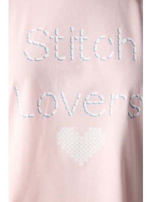 Pamuklu Pink Heart Şortlu Pembe Pijama Takımı