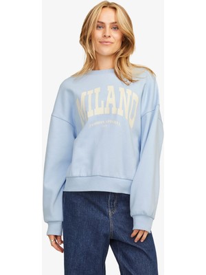 Jjxx Jxmerle Kadın Mavi Sweatshirt 12260608-SKYWAY