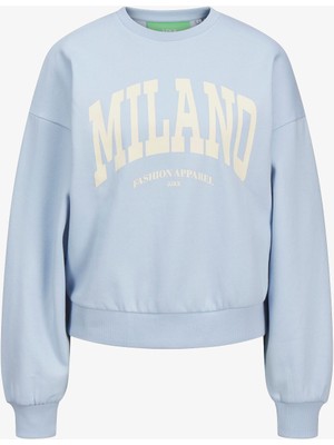 Jjxx Jxmerle Kadın Mavi Sweatshirt 12260608-SKYWAY