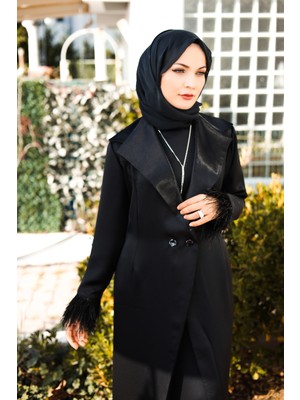 Harika Wear Uzun Siyah Abaya