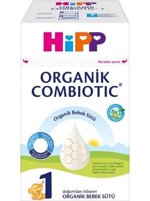Hipp Bebek Sütü 600 GR Organik Combiotic 0-6 Ay Arası Bebekler İçin Uygun