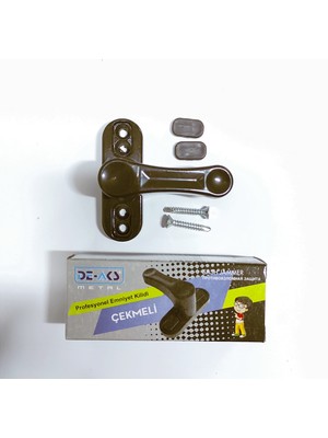 Bijutek Pvc Pimapen Pencere Cam Balkon Kapısı Güvenli Emniyet Kilidi Çocuk Emniyet Mandalı Metal 1 ADET