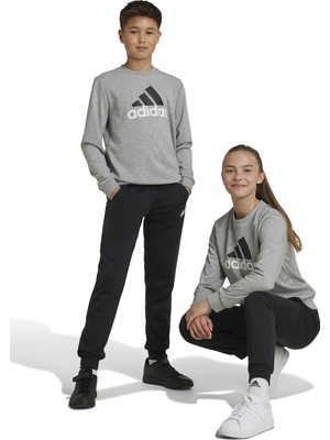 adidas Düz Siyah - Gri Kadın Eşofman Takımı IY5430-J Bl Ft Ts