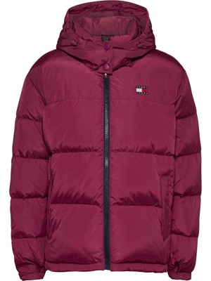 Tommy Jeans Bordo Kadın Şişme Mont Tjw Alaska Puffer Ext