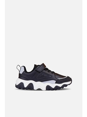 Vicco Jessy Cırtlı Pu Çocuk Outdoor Spor Ayakkabı Siyah