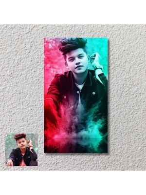 Kişiye Özel Gökkuşağı Fotoğraflı Mdf Tablo 20 x 28 cm