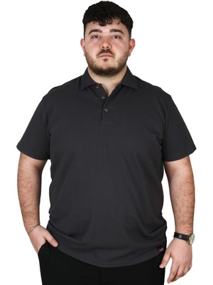Ekis Büyük Beden Polo Yaka T-Şhirt