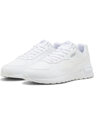 Puma Graviton SL 2 Unisex Beyaz Spor Ayakkabı Hafif ve Esnek Tasarım ile Günlük Kullanıma Uygun