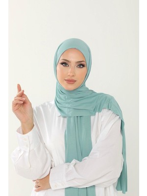 Zennur 3'lü Avantaj Seti(Petrol Yeşili-Turkuaz-Mercan Yeşili)Luxury Penye Şal-Tesettür Jersey Hijab