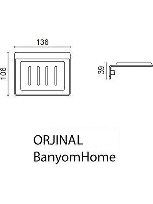 Çelik Banyo Paslanmaz Çelik Paris Montajlı Camlı Sabunluk