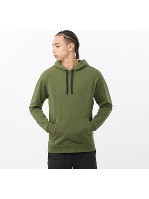 Salomon Dynamic Logo Erkek Sweatshirt - Yeşil