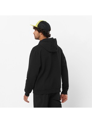 Salomon Graphic Pull Over Erkek Sweatshirt - Siyah