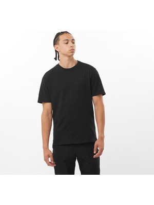 Salomon Dynamic Logo Erkek Tişört - Siyah