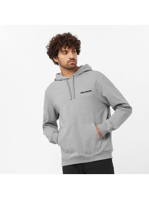 Salomon Performance Pull Over Erkek Sweatshirt - Gri