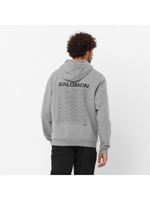 Salomon Performance Pull Over Erkek Sweatshirt - Gri