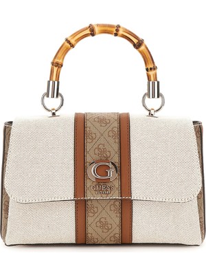 Guess Kahve - Bej Kadın El Çantası Hwag9337200-Nll