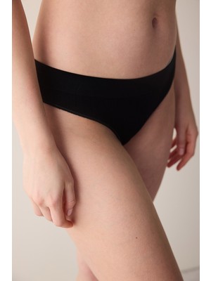 Penti Seamless Dikişsiz Siyah Slip Külot