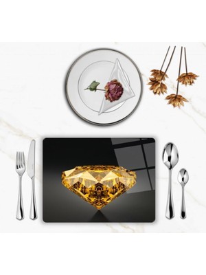 BD Digital Özel Tasarım Cam Baskılı Elmas Supla  Tekli