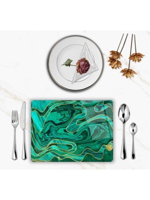 BD Digital Özel Tasarım Cam Baskılı Mermer Desenli Cam Supla  Tekli