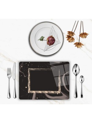 BD Digital Özel Tasarım Cam Baskılı Gold Desen Supla  Tekli