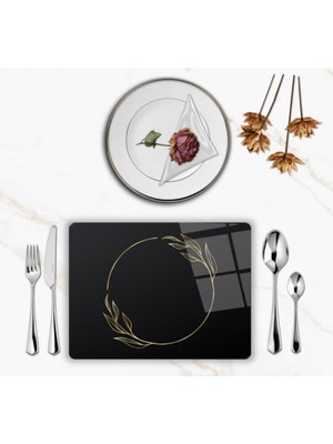 BD Digital Özel Tasarım Cam Baskılı Gold Desenler Supla  Tekli