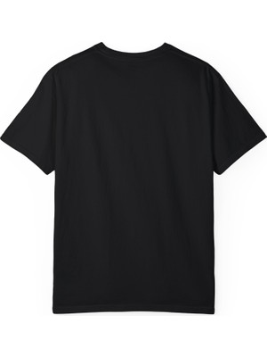 bebekokusu Emoji Enerji Baskılı Siyah Basic Tshirt Unisex