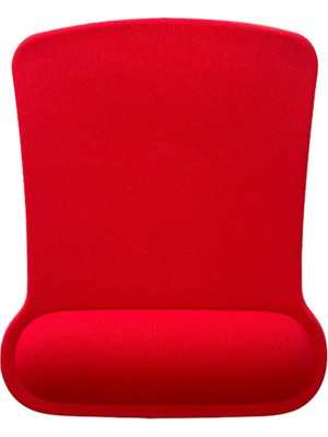 Sanus Bilek Destekli Memory Foam Kaymaz Taban Mouse Pad  Kırmızı  K001