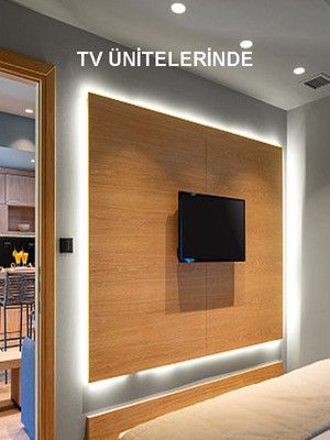 Elektroled Market 220V Ileçalışan Yeni Nesil Şerit LED Metrede 120 LED Parlak Işık Dış Mekan