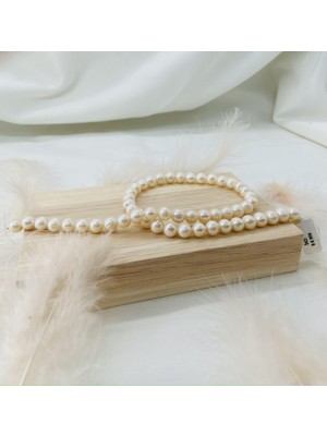 Mucize Taş Barok Inci 8-9 mm Doğal Taş Dizi