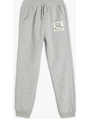 Koton Basic Jogger Eşofman Altı Beli Bağlamalı Cepli