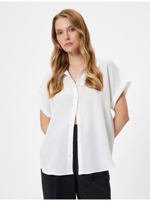 Koton Kısa Kollu Gömlek Klasik Yaka