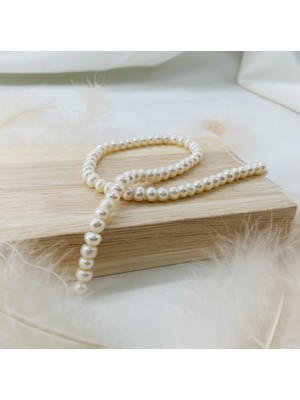 Mucize Taş Inci 5-6 mm Doğal Taş Dizi