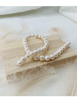 Mucize Taş Barok Inci 10-11 mm Doğal Taş Dizi