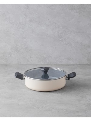 English Home Prego Cerawell Tencere 26 cm Krem