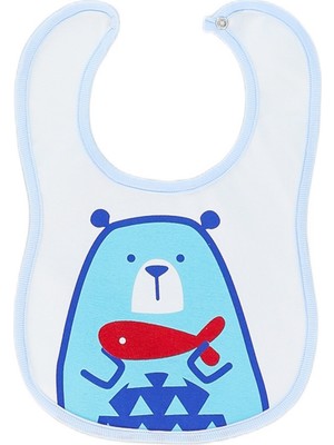 Four Clovers Sıvı Geçirmez Erkek Bebek Mama Önlüğü