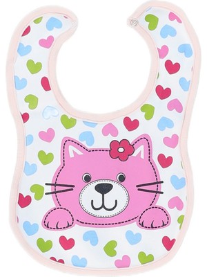 Four Clovers Sıvı Geçirmez Kız Bebek Mama Önlüğü